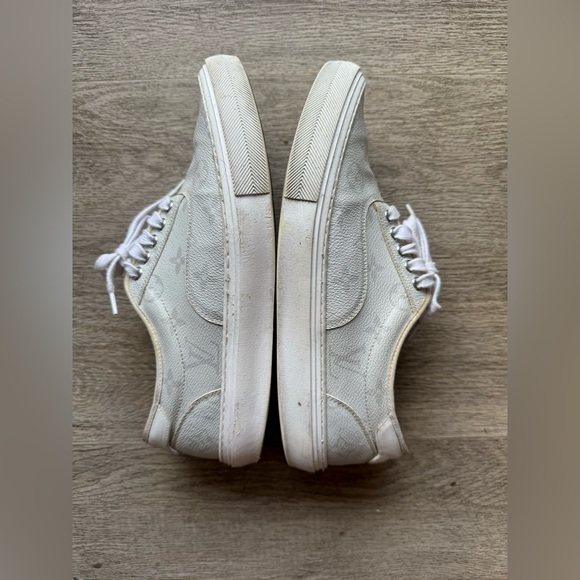 Louis Vuitton Trocadero Light Gray Monogram Shoes - Men US Size 7 - Picture 3 of 9
